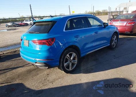 2020 Audi Q3 Premium Plus 45 Tfsi S Line Quattro Tiptronic z USA, uszkodzony, nr VIN WA1EECF30L1022244